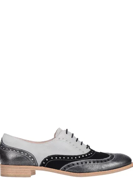 Оксфорды Tine's серые