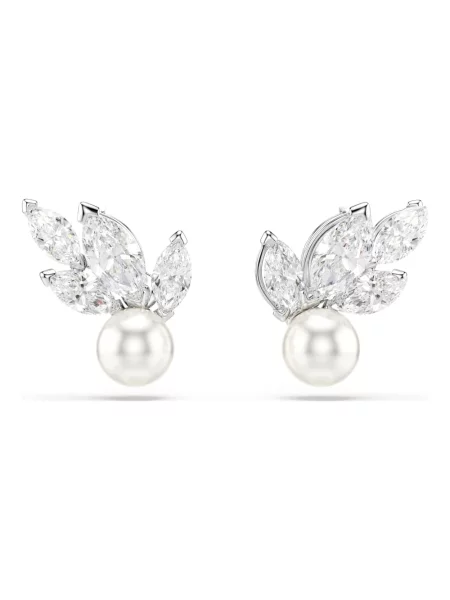 Kolczyki Swarovski białe