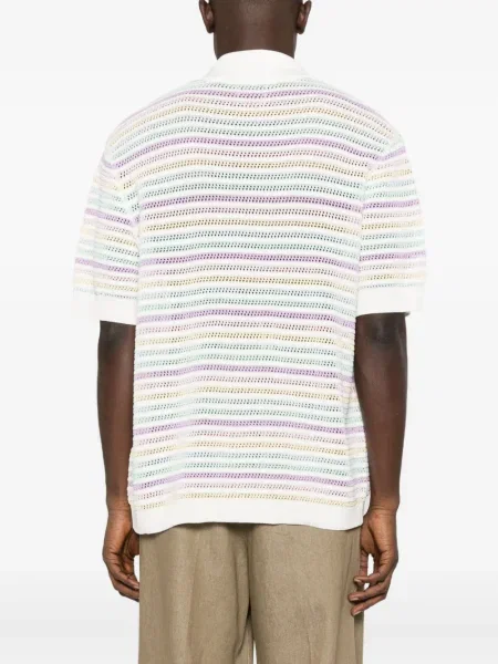 Prugasta kratak košulja Casablanca bijela