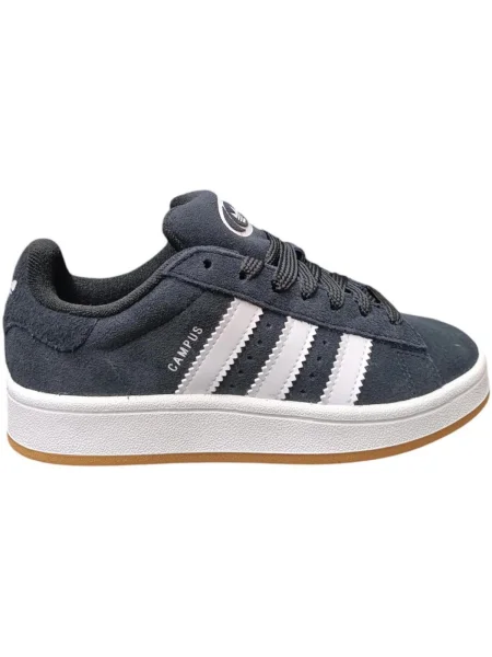 Semišové poltopánky Adidas čierna
