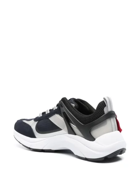 Sneakers Hugo από διχτυωτό μπλε