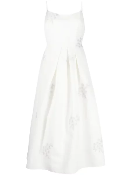 Rochie Sachin & Babi cu model floral de costum alb