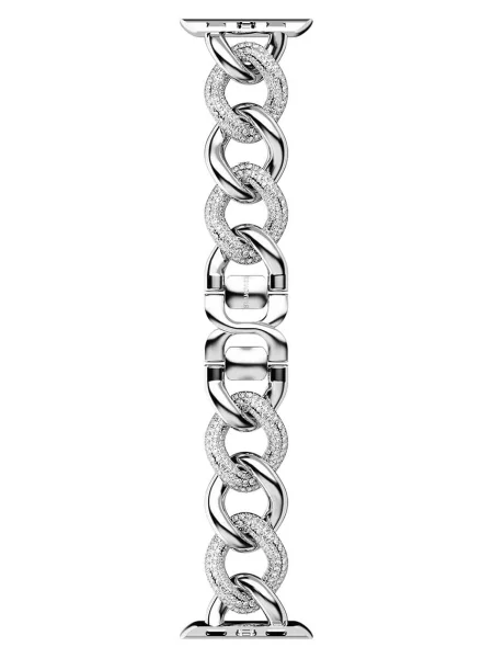 Swarovski curea pentru apple watch SPARKLING CHAIN argintiu