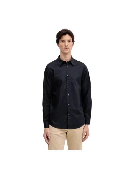 Koszula Armani Exchange casual niebieska