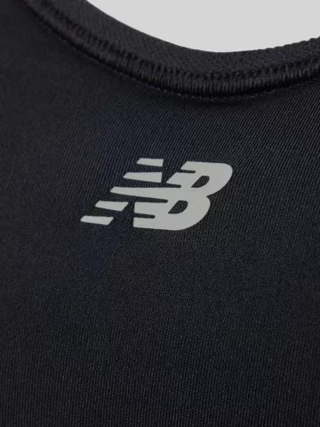 Stanik z logo New Balance czarny