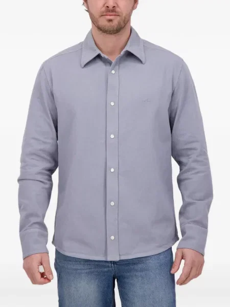 Cămașă A.p.c. cu broderie albastru