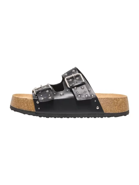 ONLY Nizki natikači / srebrna črna