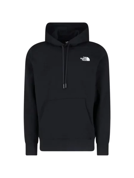 Hanorac cu glugă The North Face cu broderie negru