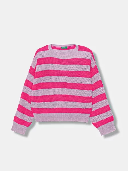 United Colors of Benetton Dětský svetr fialový