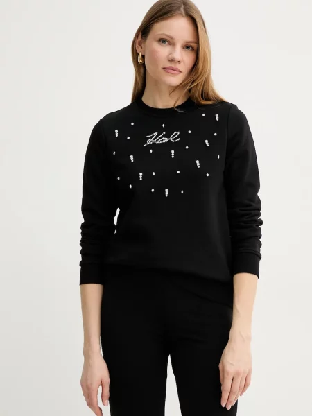 Karl Lagerfeld hanorac de cu imprimeu negru