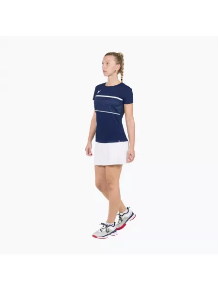 Spódnica tenisowa Tecnifibre Team white biała