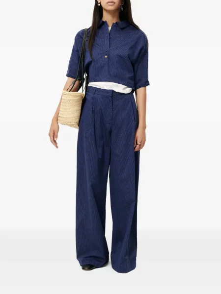 Pantaloni Sessun albastru