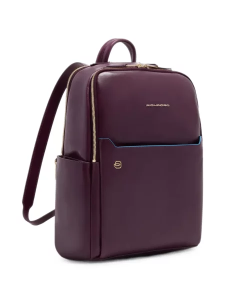Rucsac Piquadro din piele violet