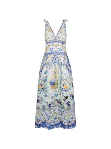 Sukienka Camilla w serca garniturowa biała