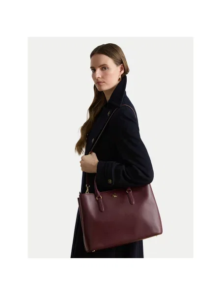 Lauren Ralph Lauren Kabelka MARCY vínově červená