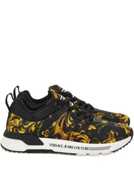 Sneakerși Versace Jeans Couture cu imagine negru