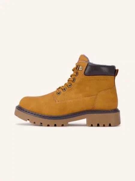 Tommy Hilfiger Šněrovací Boty koňaková / tmavě hnědá