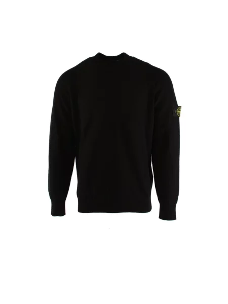 Sweter Stone Island z kamieniami czarny