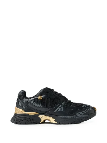 Sneakerși Versace din piele negru
