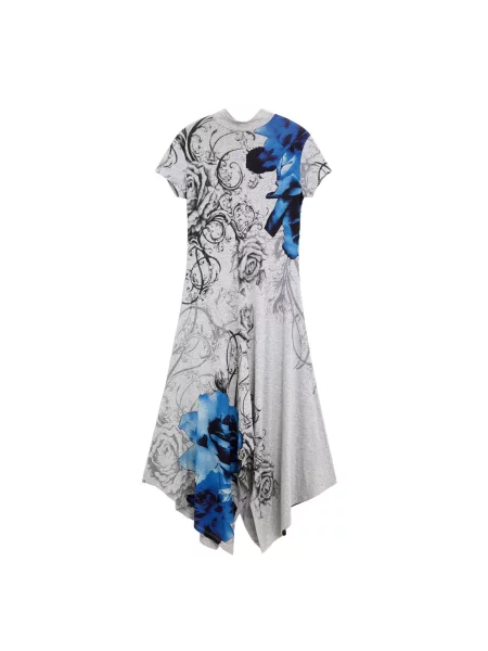 Desigual Rochie albastru / negru alb