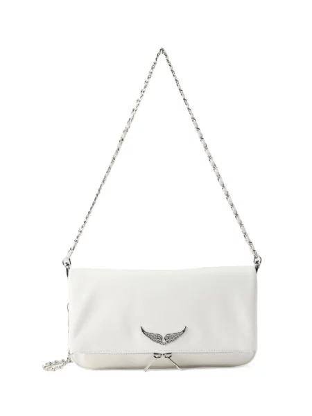 Zadig & Voltaire Clutch ROCK' alb