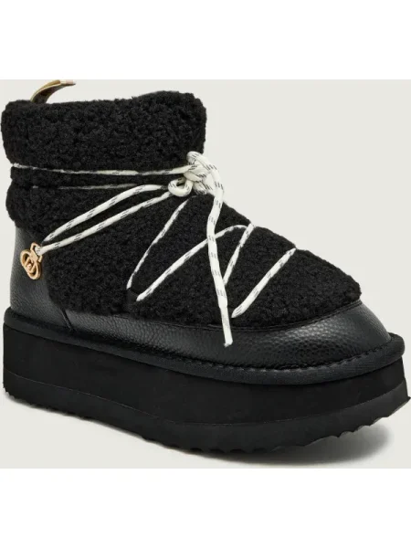 Liu Jo Bocanci JANE 07 | shearling | skóra negru