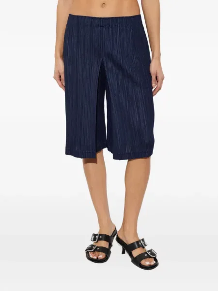 Шорти Pleats Please Issey Miyake синьо