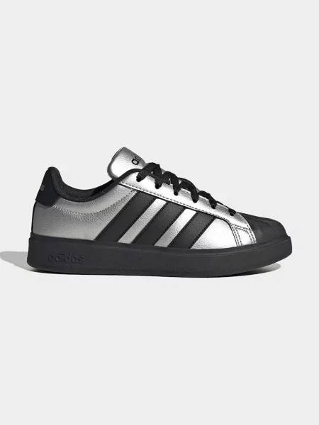 ADIDAS SPORTSWEAR Nízke tenisky Streettalk / strieborná čierna