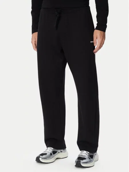 HUGO Pantaloni trening Deryonte negru