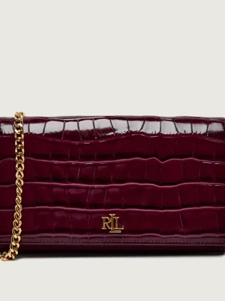 LAUREN RALPH LAUREN De piele poșetă plic/portofel ADAIR II bordo