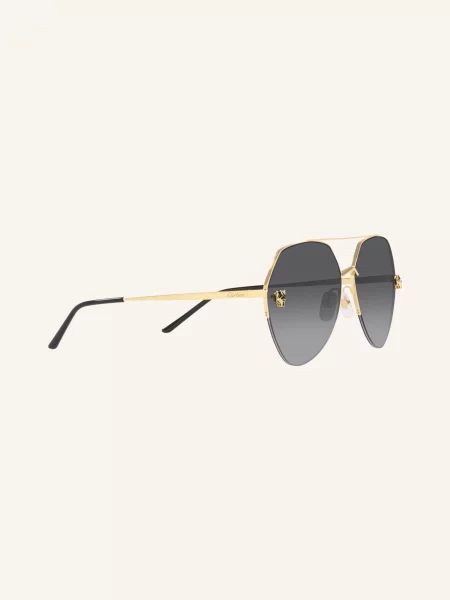 Cartier Okulary Przeciwsłoneczne gold czerwone