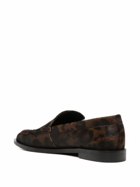 Pantofi loafer Gioseppo cu imagine cu model leopard maro