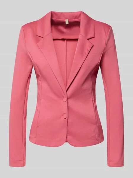 Żakiet o kroju slim fit z zapięciem na 2 model DANIELA' Soyaconcept różowa