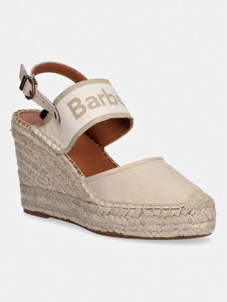 Barbour espadrile z odprto Lyndhurst bež
