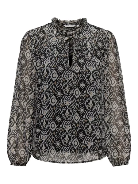 ONLY Majica Ditsy crna