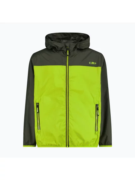 Gyerek esőkabát CMP Rain Fix Hood oil green. Méret: zöld