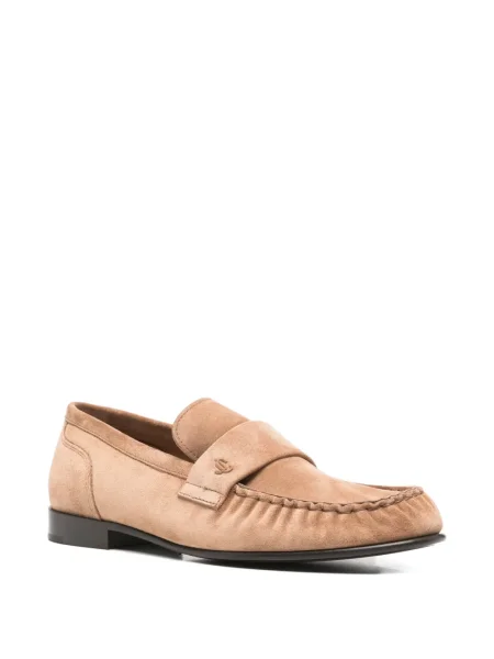 Pantofi loafer Jimmy Choo din piele de căprioară