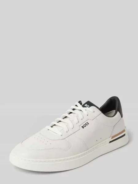 Sneakersy BOSS białe