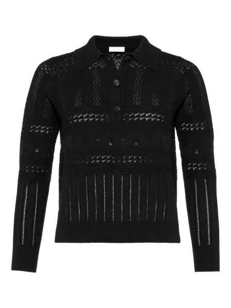 Polo Eres tricotate negru