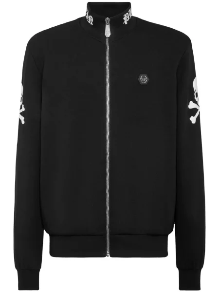 Geacă bomber Philipp Plein cu broderie negru