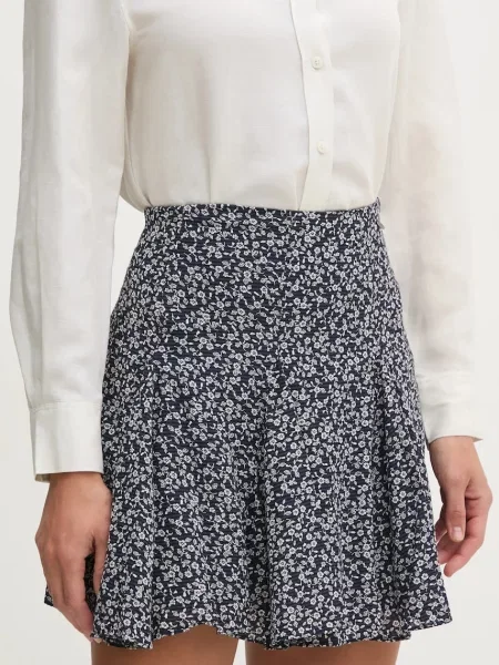 Pepe Jeans Trapéz szoknya Cassandra sötétkék