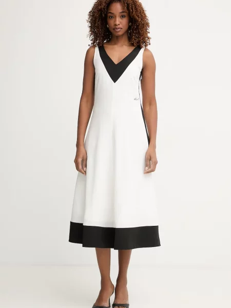 Karl Lagerfeld Rochie negru alb