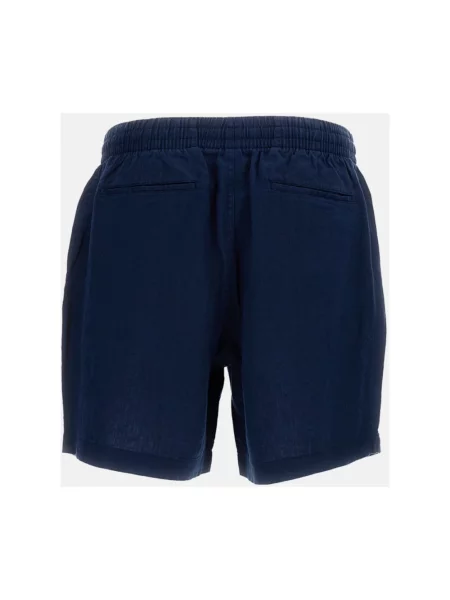 Polo Ralph Lauren Szorty Mężczyzna L Len Linen Shorts niebieski