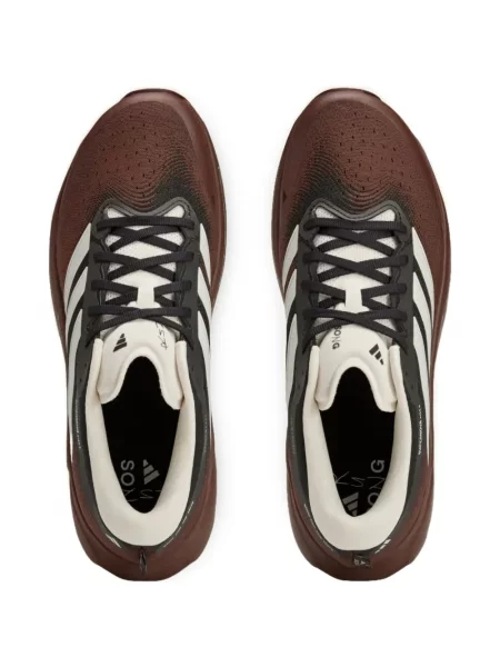 Top Adidas cu imagine alergare maro