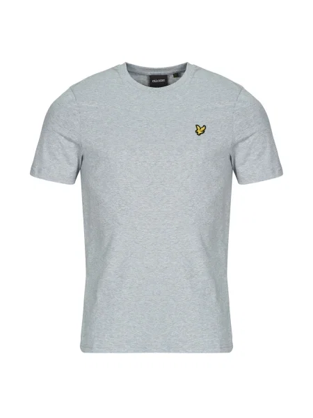 Lyle & Scott Póló aranysárga / melír / fekete szürke