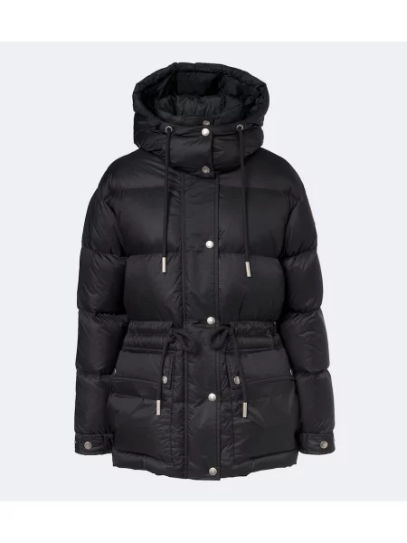Matlasat geacă cu puf Moncler negru