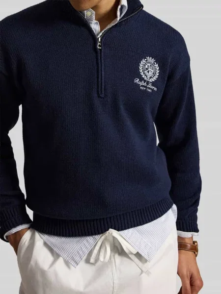 Sweter Polo Ralph Lauren granatowy