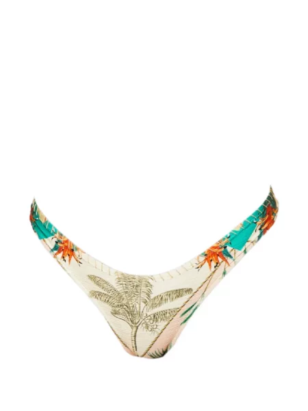 Bikini Del Maar cu broderie cu imprimeu tropical