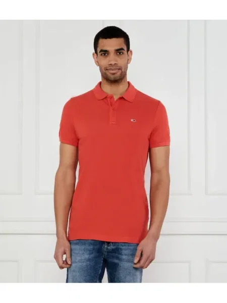 Tommy Jeans Tenisz póló piros