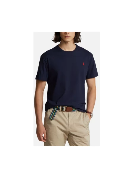 Polo Ralph Lauren T-Shirt Bsr Granatowy Custom niebieska
